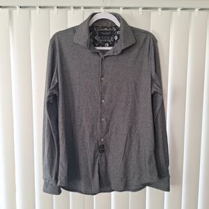 Denim & Flower Ricky Singh Button Front Shirt Grindle Knit